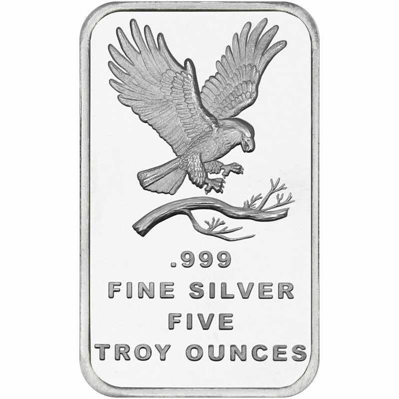 5 oz Silver Eagle Bar