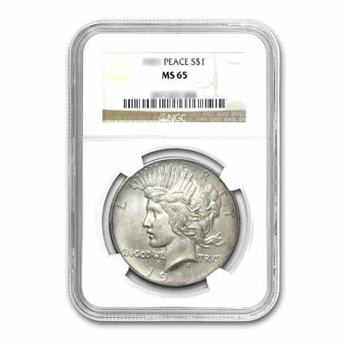 1922-1935 Peace Dollars MS-65 NGC