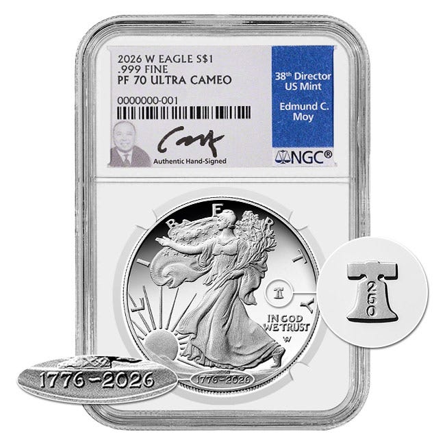 2026 $1 Silver American Eagle Proof 70 Coin