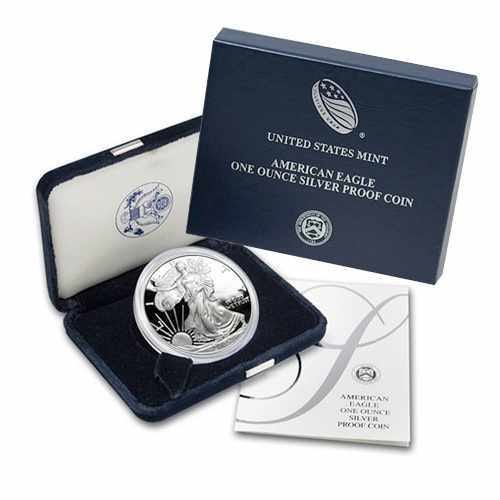 Common Date $1 American Proof SILVER Eagle