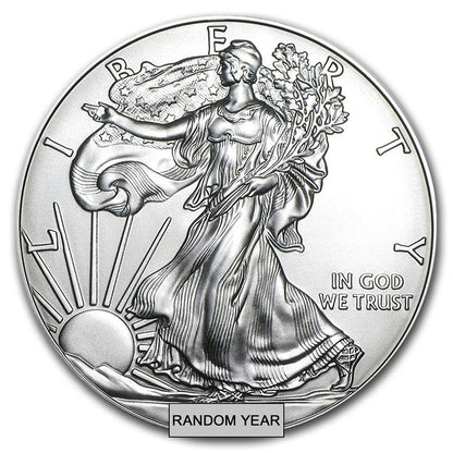 500-Coin American Silver Eagle Monster Box (Sealed, Random Year)