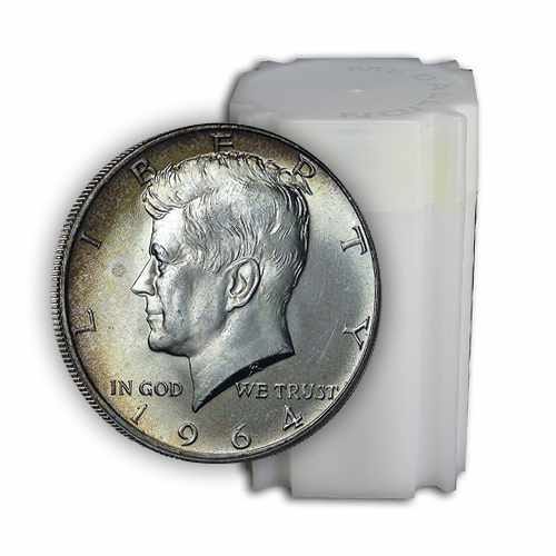 90% Silver Kennedy Half Dollar 20 Paper/Plastic Coin Roll BU