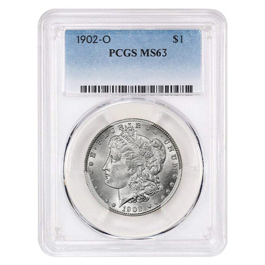 1902-O $1 Morgan Silver Dollar - PCGS MS63