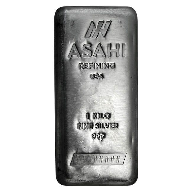 1 Kilo Silver Asahi Bar
