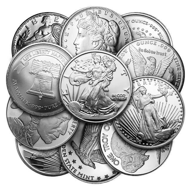 1 oz Silver Round (Random Hallmark)
