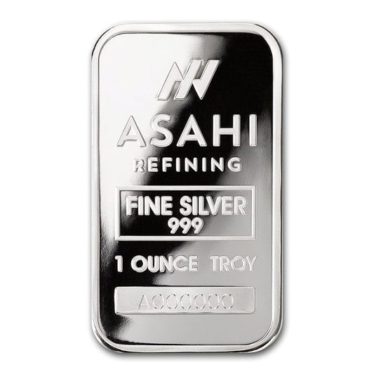 1 oz Silver Asahi Bar
