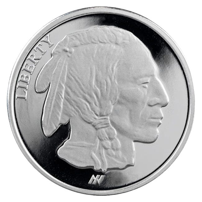 1 oz Silver Asahi Buffalo Round