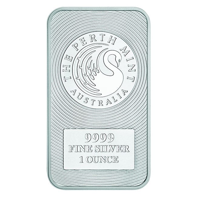 1oz Perth Mint Silver Australian Kangaroo Bar