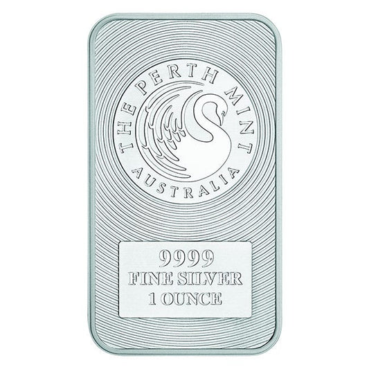 1oz Perth Mint Silver Australian Kangaroo Bar
