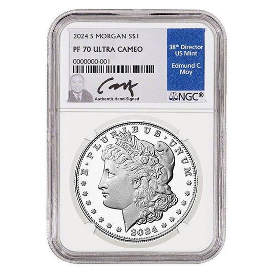 2024 $1 Morgan Silver Dollar Proof 70 Coin