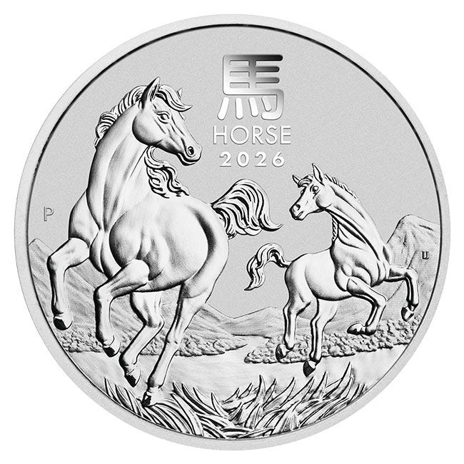 2026 Kilo Silver Horse Australian Lunar Series III