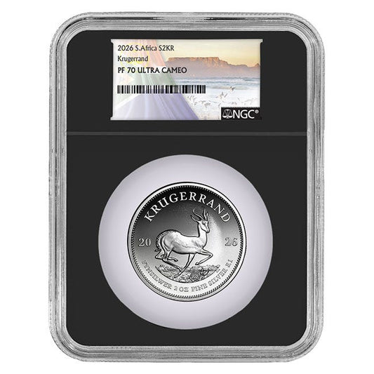 2026 2oz Silver Krugerrand NGC PF70