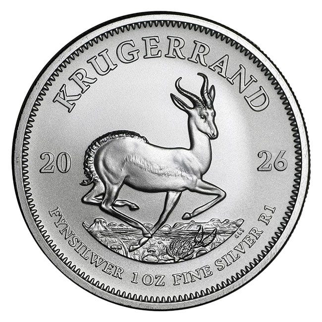2026 1oz Silver Krugerrand Coin