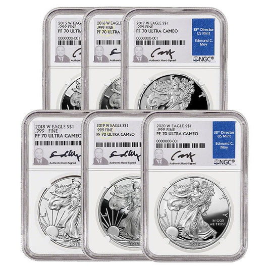 2015-2020 Silver American Eagle Freedom Series