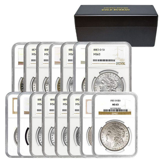 15 Piece Morgan Silver Dollar Starter Set